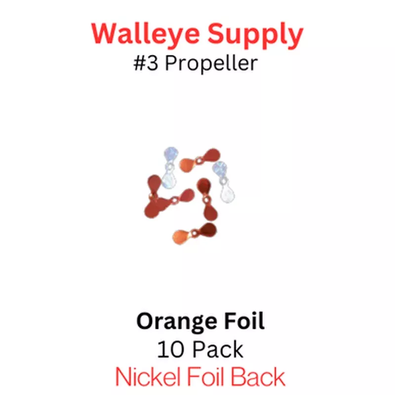 #3 ORANGE FOIL PROPELLER