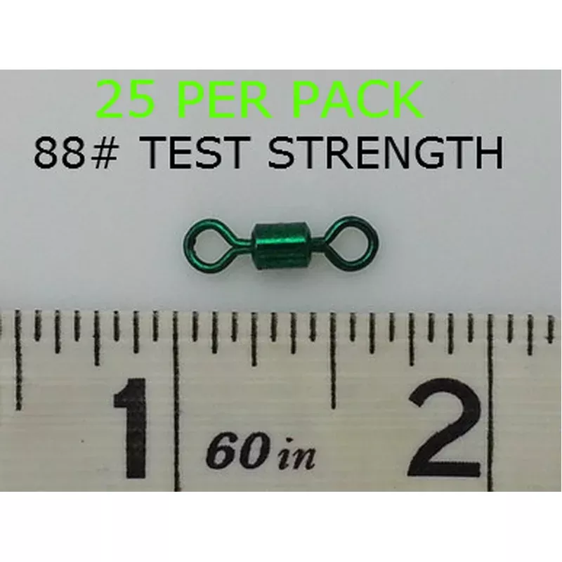 #7 ROLLING SWIVELS GREEN