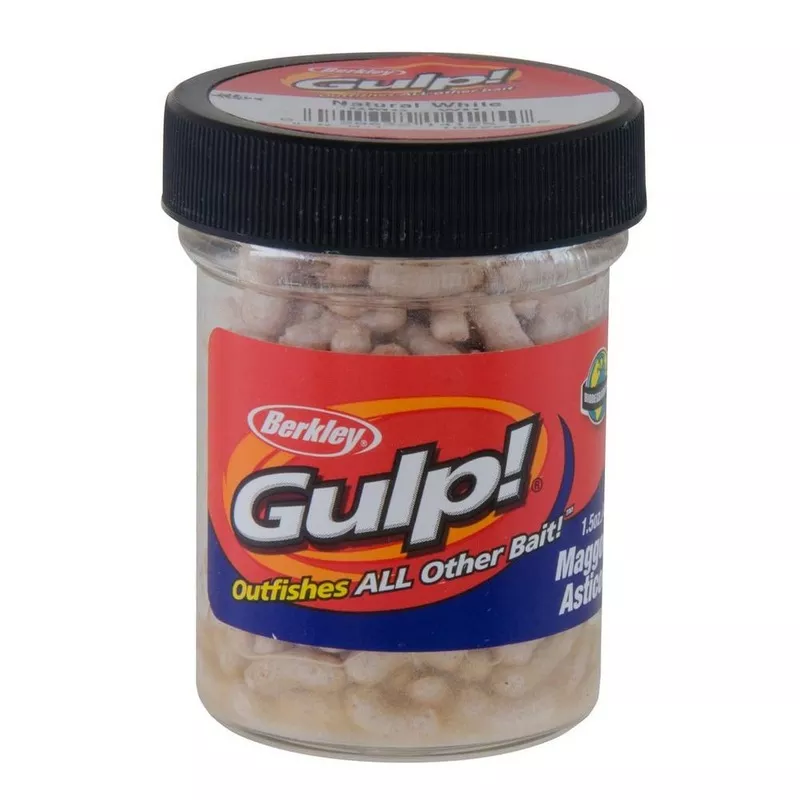 Berkley Gulp Extruded Maggot Natural White JC18168009