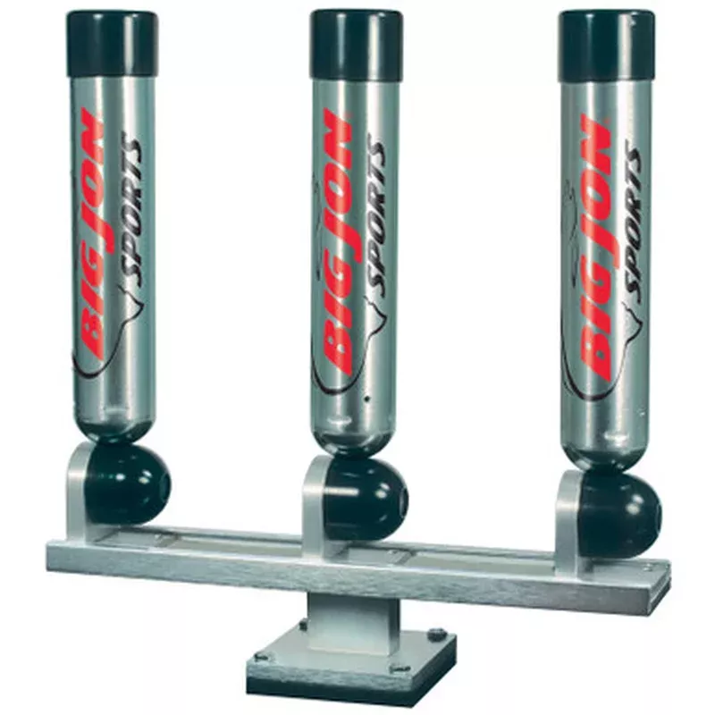 Big Jon Pedestal Mount Triple Multi-Set Rod Holder