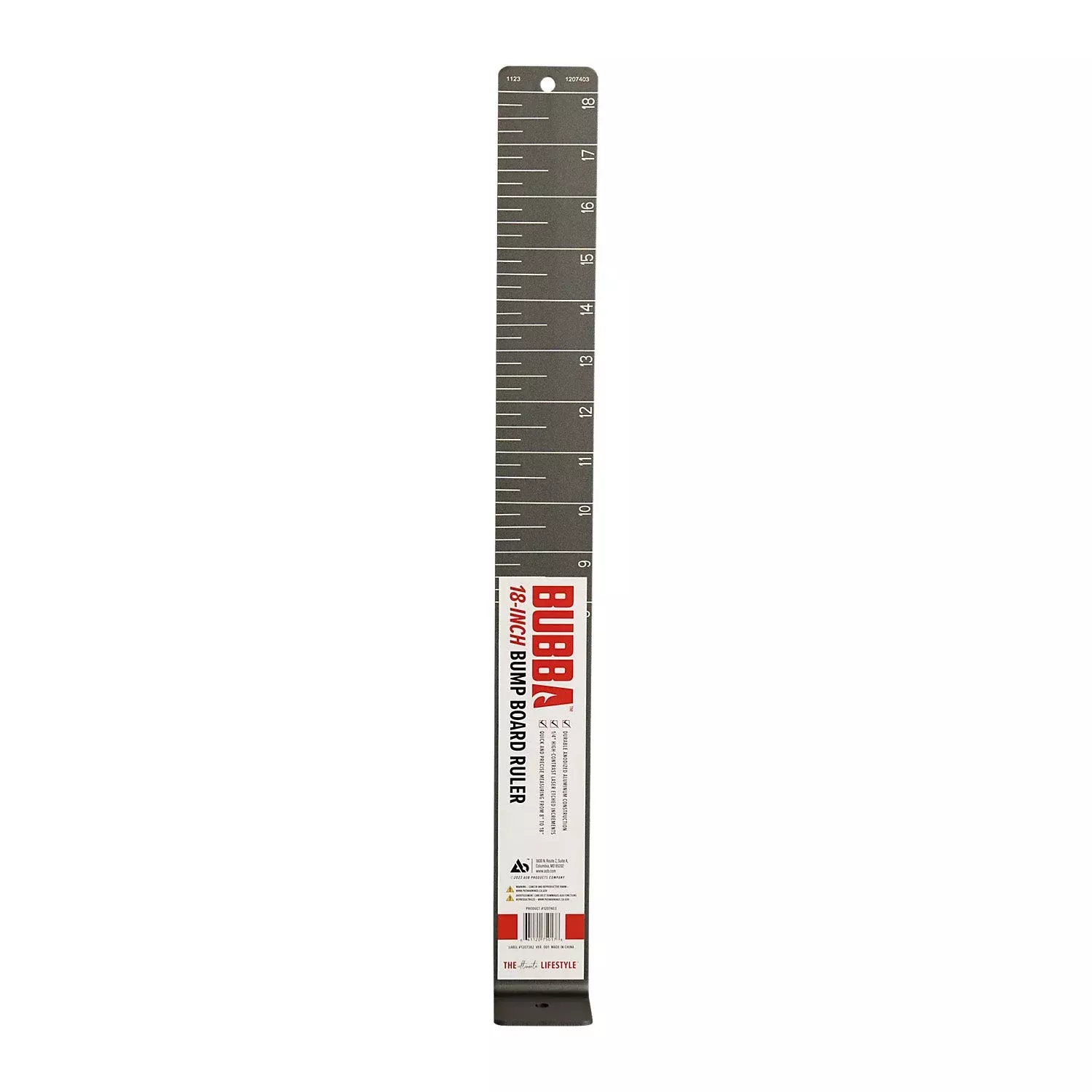 Bubba 18" Bump Board Ruler
