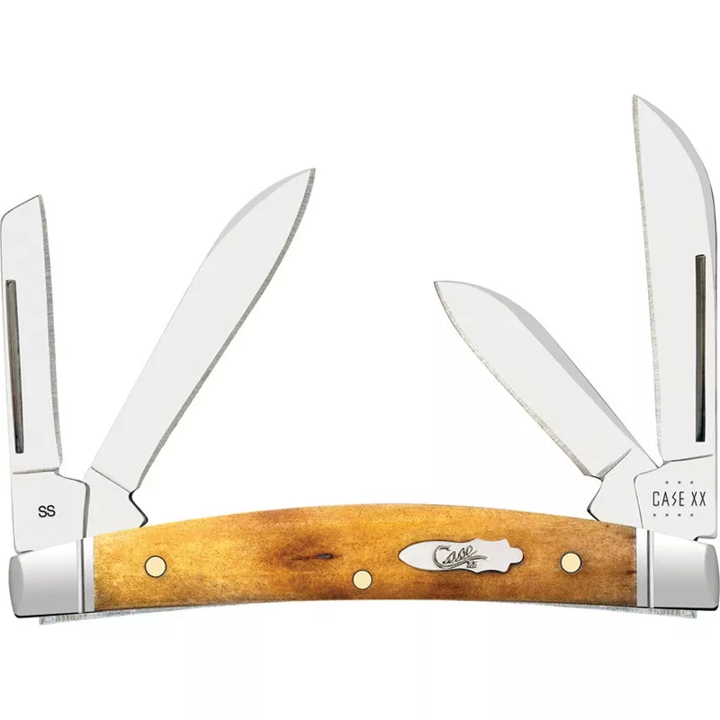 Case Cutlery Small Congress Antique Bone Folding Pocket Knife 58209