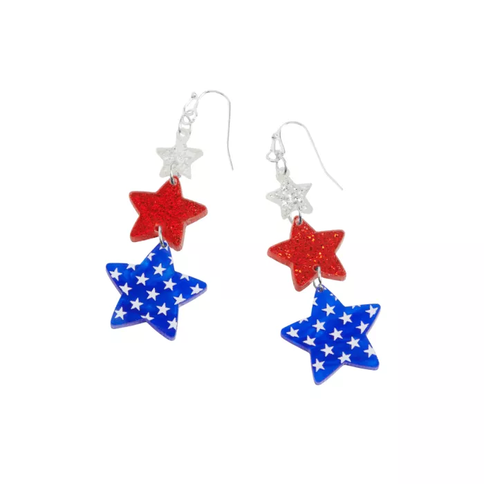 COCO + CARMEN Freedom Stars Earring