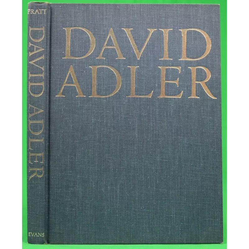 "David Adler: The Architect And His Work" 1970 PRATT, Richard (SOLD)