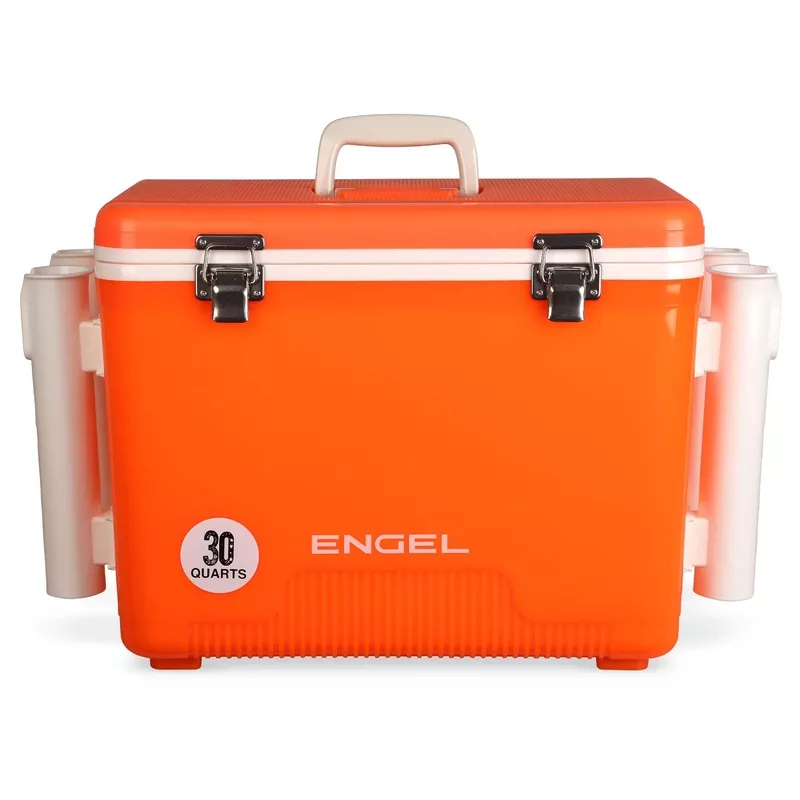 Engel 30 Quart Dry Box/Coolers with Rod Holders