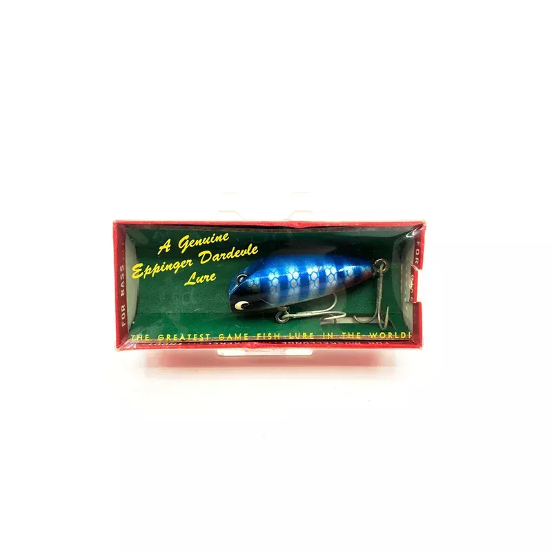 Eppinger Dardevle Plug Style Lure Blue Scales/Ribs Color with Box