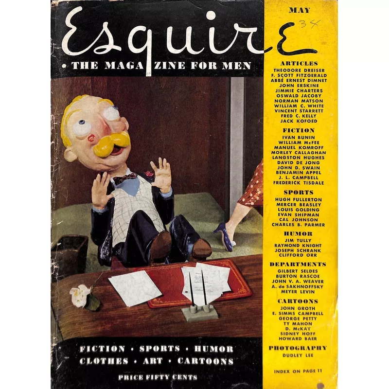 "Esquire The Magazine For Men" May 1934