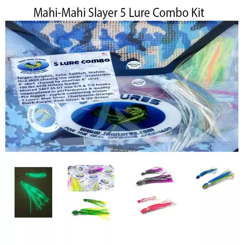 Jaw Lures Mahi Slayer 5Pk Rigged Lure Kit