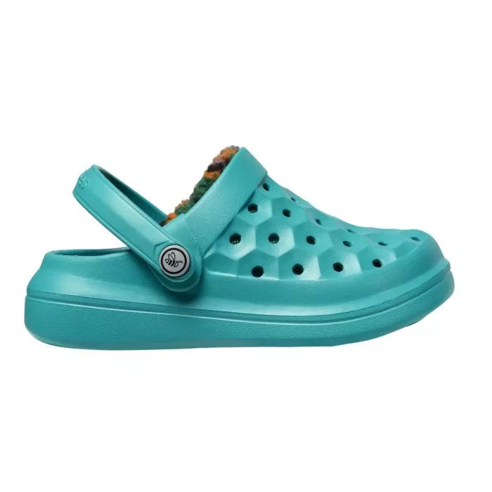 Joybees Kids' Varsity Lined Clog with Popinz
