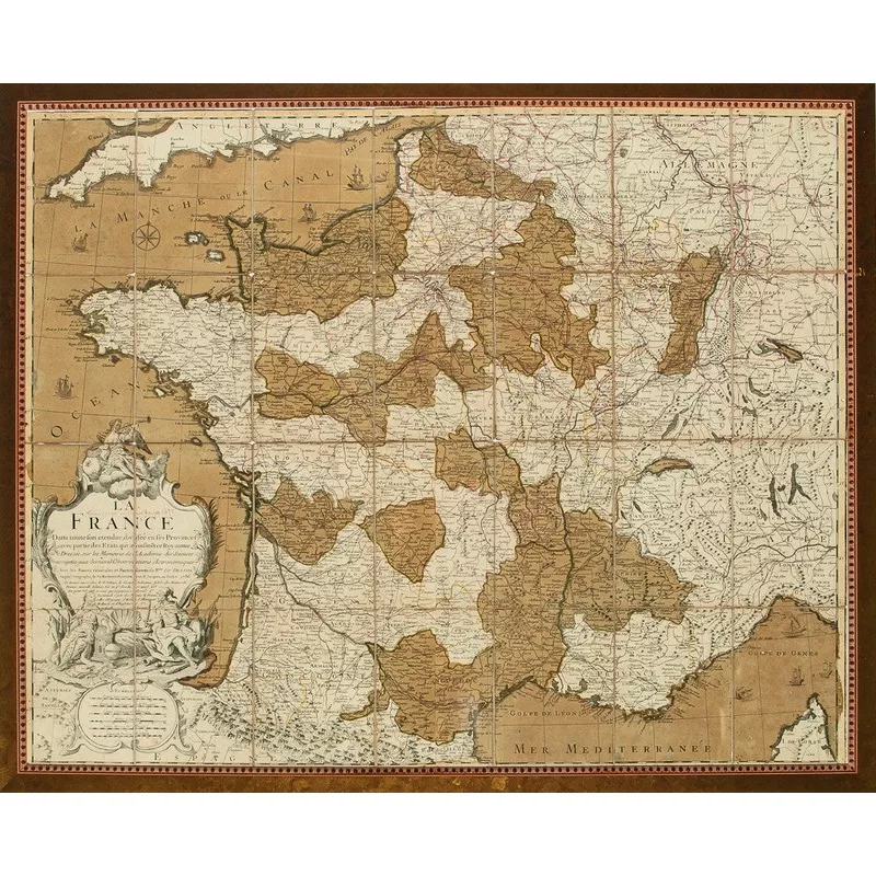 "Le France" c1870 Map (SOLD)