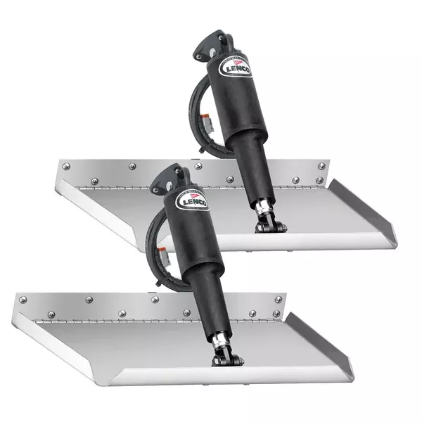 Lenco 12″ x 9″ Edgemount Trim Tab Kit w/LED Indicator Switch Kit 12V
