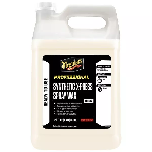 Meguiar’s Synthetic X-Press Spray Wax – 1 Gallon