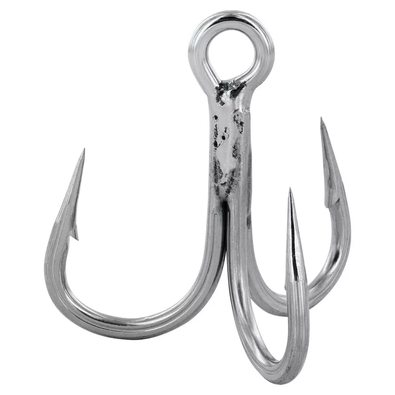 Mustad 35000UN Ultra-Nor Kaiju In-Line Treble Hooks