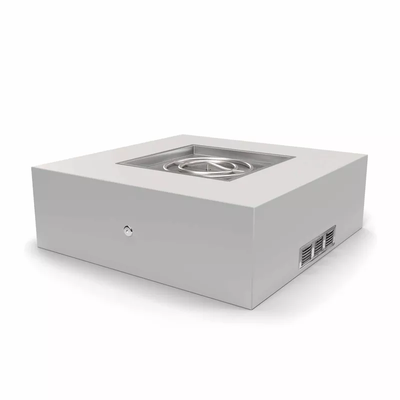The Outdoor Plus - 60" Square Quad 16" Tall Fire Pit - OPT-S60PB