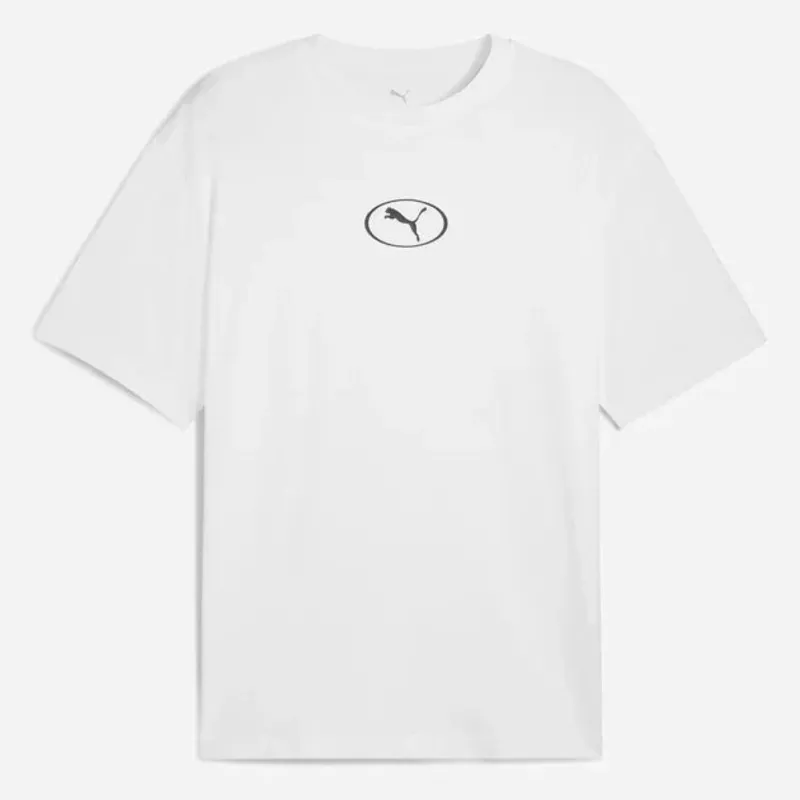 Puma Sport Relaxed Graphic Mens Tee Puma White