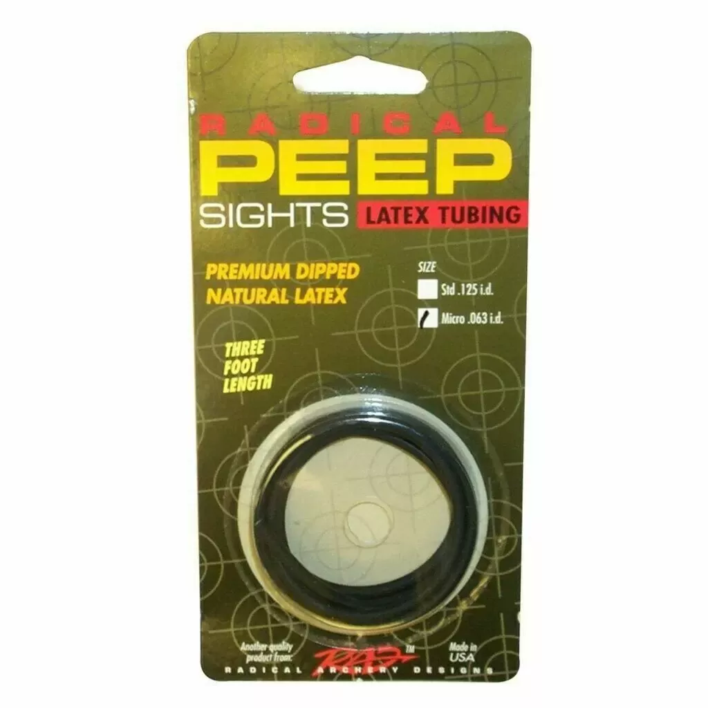 Radical Standard Latex PEEP Sight Tubing 3ft Black