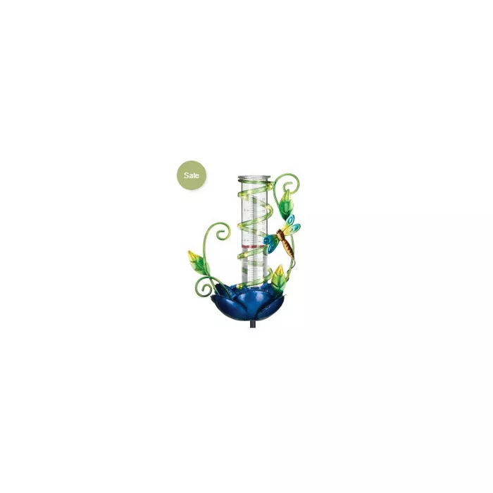Regal Art & Gift Rain Gauge Solar Stake