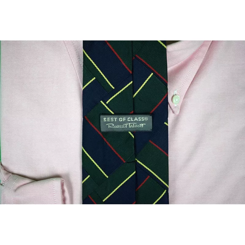 "Robert Talbott Patch Regimental Argyll & Sutherland Stripe Silk Tie"
