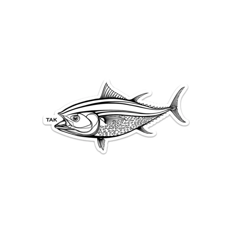 TAK Bluefin Tuna Decal***Free Shipping for decal orders only***