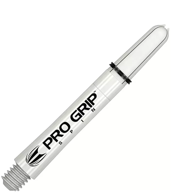 Target Pro Grip Nylon Spinning Dart Shafts Intermediate White (3 Sets) White