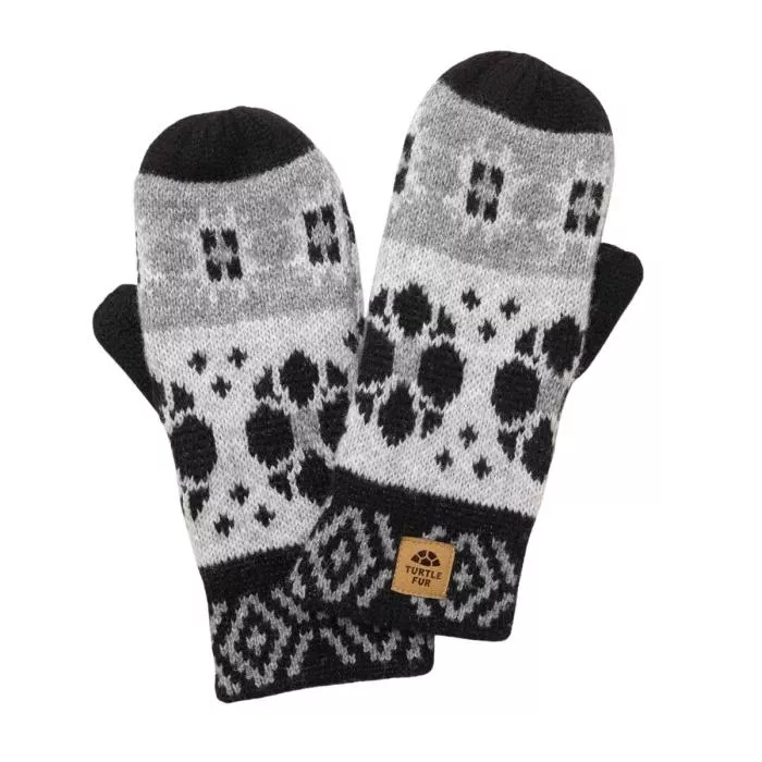 Turtle Fur Camilla Mittens - Black