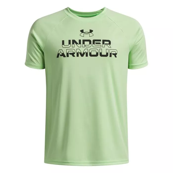 Under Armour Boys' UA Tech™ Split Wordmark SS Tee