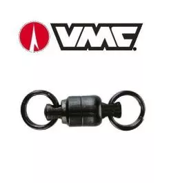 VMC Ball Bearing Swivel W/ Split Rings Black Nickel