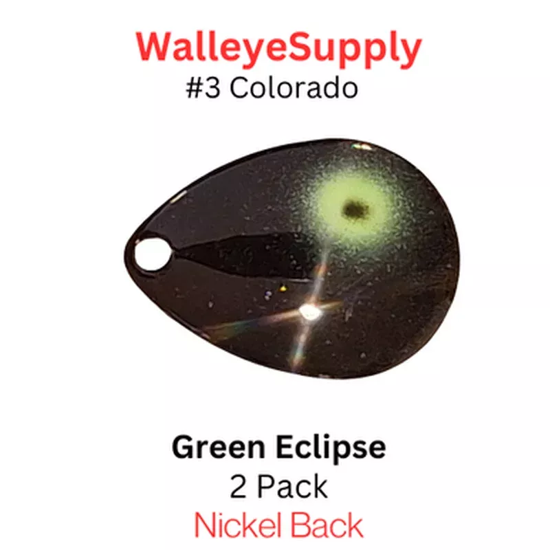 Walleye Supply Customs Green Eclipse #3 Colorado Nickel Back
