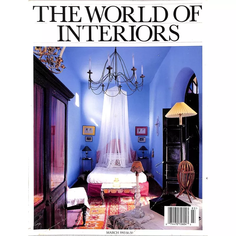 "The World Of Interiors" March 1993 (SOLD)