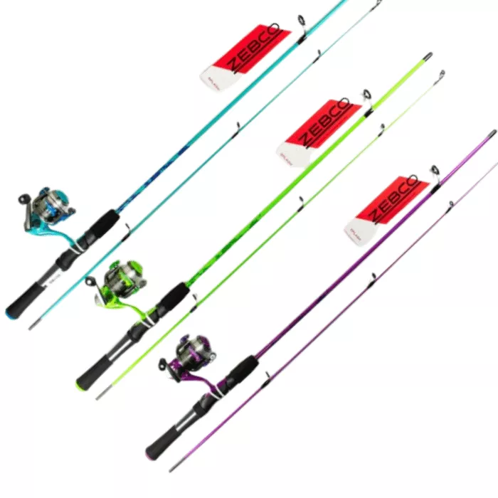 Zebco Splash Spinning Combo - SPLUL562ULB.NS4 - Assorted Colors (Green, Blue, Purple)