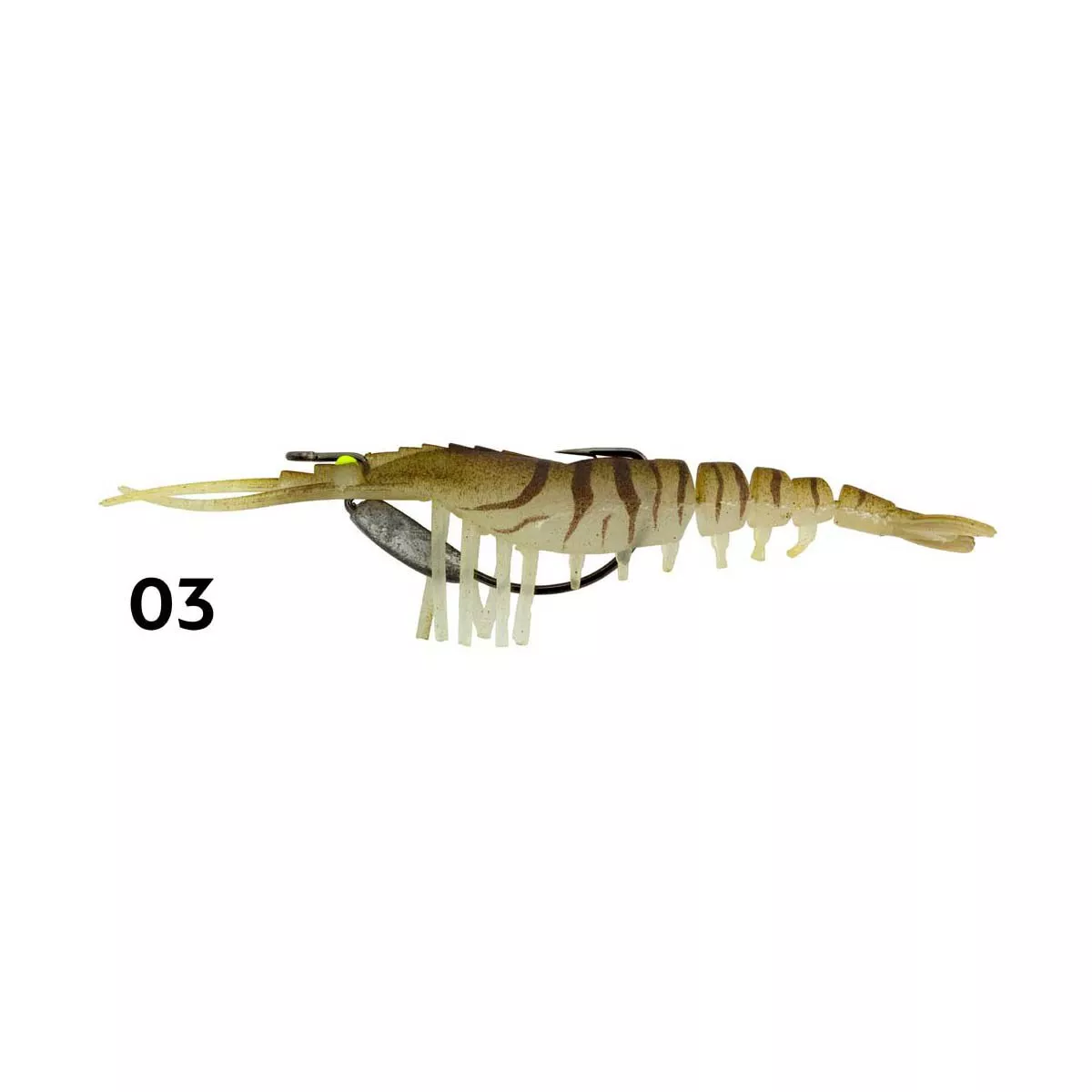 Zerek Live Cherabin Soft Plastic Lure 6in Col 03
