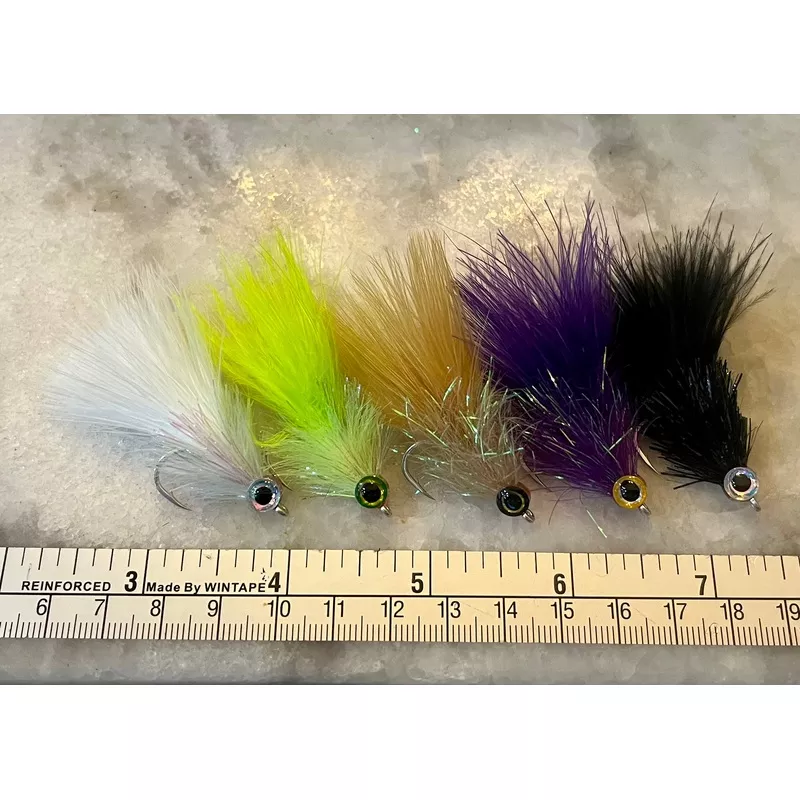 Zippy Flies Laser Minnow White