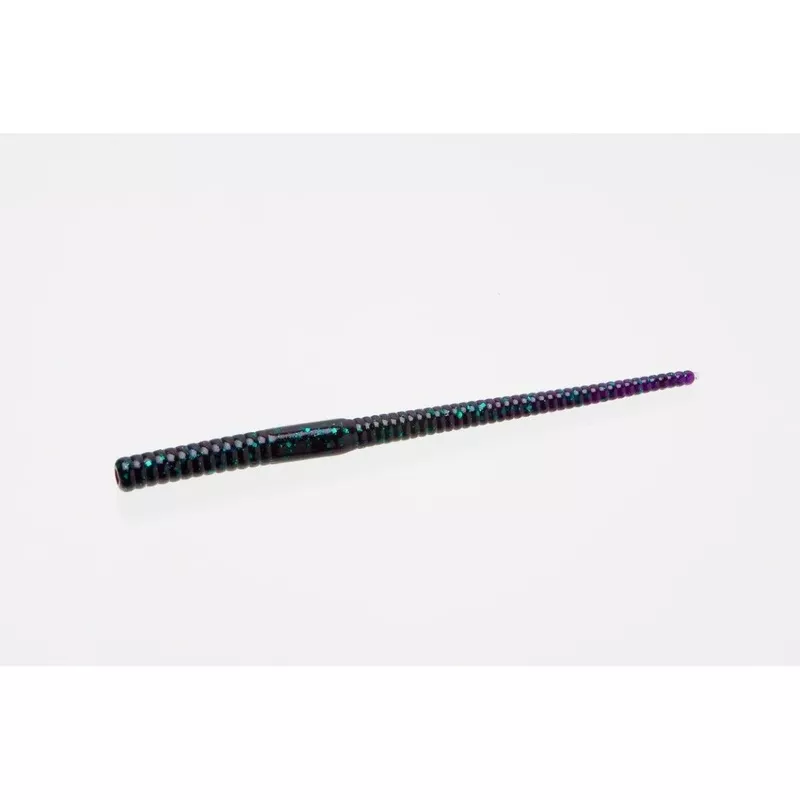 Zoom Shakey Head Finesse Worm 5″ Junebug 20 Pack